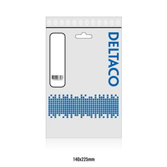 Deltaco, USB 2.0 Type A, 0.2 m cena un informācija | Kabeļi un vadi | 220.lv