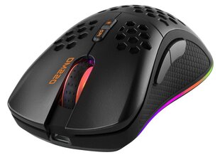 Deltaco Gaming Mouse DM220, RGB, SPCP6651, 400-6400 DPI, 1000 HZ, BLACK cena un informācija | Peles | 220.lv