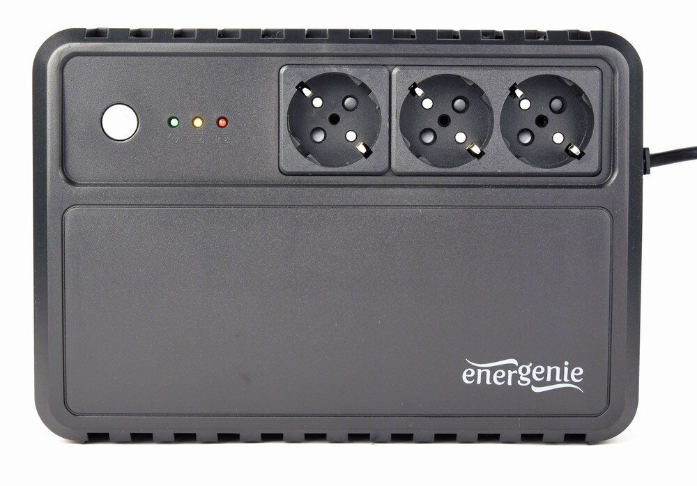 EnerGenie Desktop 600VA цена и информация | UPS- Nepārtrauktās barošanas bloki | 220.lv