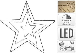 декоративная звезда со светодиодами цена и информация | Рождественские украшения | 220.lv