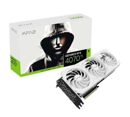 KFA2 GeForce RTX 4070 EX Gamer White (47NOM7MD7KWK) cena un informācija | Videokartes (GPU) | 220.lv