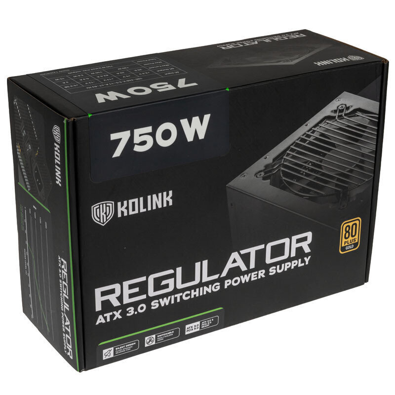 Kolink Regulator KL-R750FG cena un informācija | Barošanas bloki (PSU) | 220.lv