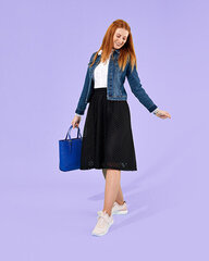 Женская синяя куртка больших размеров цена и информация | Женские пиджаки | 220.lv