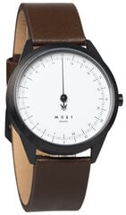 Мужчина Кварц 24-часовые часы с одной стрелкой MAST Milano A24-BK402M.WH.14I - цена и информация | Мужские часы | 220.lv