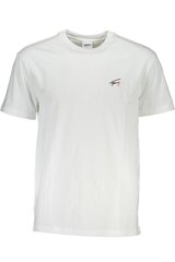Tommy Hilfiger T-krekls vīriešiem DM0DM16841, balts cena un informācija | Vīriešu T-krekli | 220.lv