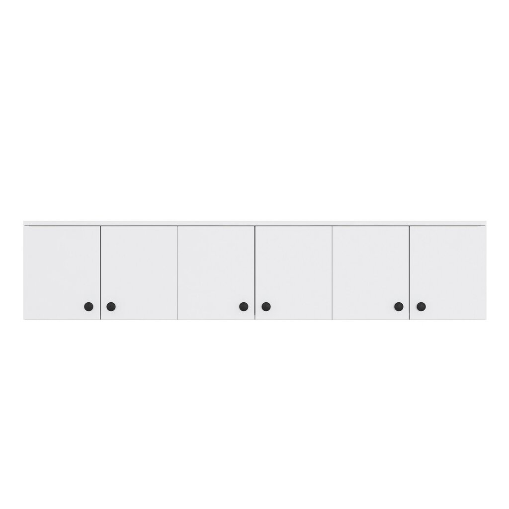 Skapis Asir, 179,6x43,6x37,5cm, balts cena un informācija | Virtuves skapīši | 220.lv