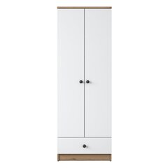 Шкаф для одежды Asir, 60x170x42,5cм, белый цена и информация | Шкафы | 220.lv