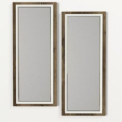Зеркало Asir, 29,5x70x1,8см, коричневое цена и информация | Зеркала в ванную | 220.lv