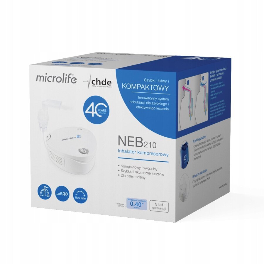 Microlife NEB 210 cena un informācija | Inhalatori | 220.lv