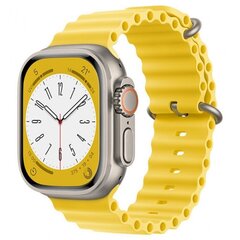 Techsuit Watchband Yellow cena un informācija | Viedpulksteņu un viedo aproču aksesuāri | 220.lv