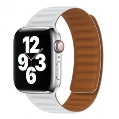 Браслет Techsuit Watchband Apple Watch 1 / 2 / 3 / 4 / 5 / 6 / 7 / SE / 8 (38 / 40 / 41mm) белый цена и информация | Аксессуары для смарт-часов и браслетов | 220.lv