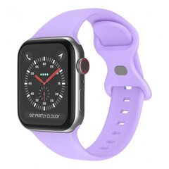 Браслет Techsuit Watchband Apple Watch 1 / 2 / 3 / 4 / 5 / 6 / 7 / 8 / SE / Ultra (42 / 44 / 45 / 49 mm) фиолетовый цена и информация | Аксессуары для смарт-часов и браслетов | 220.lv