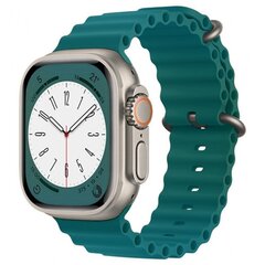 Techsuit Watchband Green cena un informācija | Viedpulksteņu un viedo aproču aksesuāri | 220.lv