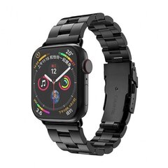 Браслет Techsuit Watchband Pixel Watch, Samsung Galaxy Watch 4, Active (40 / 44 mm), Huawei Watch GT / GT 2 / GT 3 (42 mm) черный цена и информация | Аксессуары для смарт-часов и браслетов | 220.lv