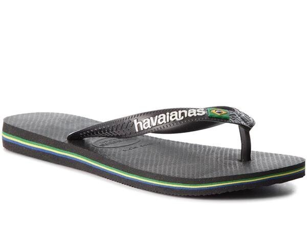 Iešļūcenes sievietēm Havaianas 41108501069, melnas cena un informācija | Iešļūcenes, čības sievietēm | 220.lv