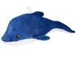 Plīša rotaļlieta delfīns, zils un pelēks, 37cm. cena un informācija | Mīkstās (plīša) rotaļlietas | 220.lv