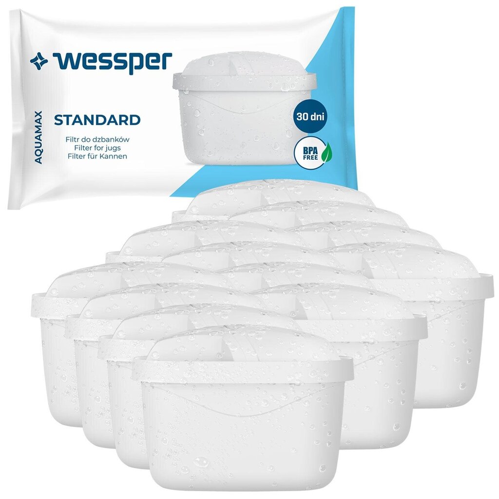 Wessper Aquamax Standard, 12 gab. цена и информация | Ūdens filtri | 220.lv