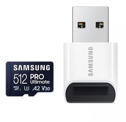 SAMSUNG MICRO SDXC 512GB W/READER MB-MY512SB/WW цена и информация | Карты памяти для телефонов | 220.lv