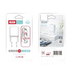 XO L73 lādētājs | 12W | 2,4A + USB-C kabelis 1m, balts цена и информация | Зарядные устройства для телефонов | 220.lv