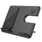 Lādētājs bezvadu Hoco CQ2 (Samsung) 3-in-1 melns cena un informācija | Lādētāji un adapteri | 220.lv