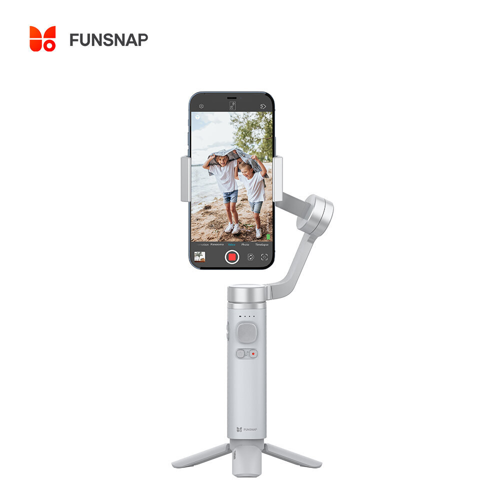 Video stabilizācijas monopods Funsnap Capture Pi Gimbal 4500 mAh, 3 asu stabilizators cena un informācija | Mobilo telefonu aksesuāri | 220.lv