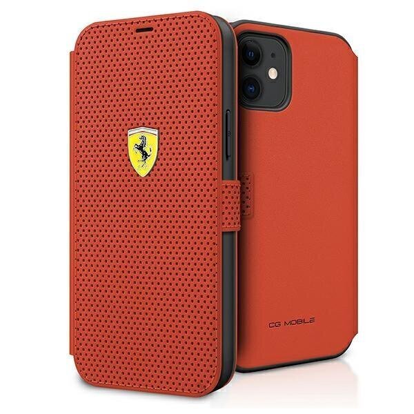 Telefona maciņš Ferrari FESPEFLBKP12SRE iPhone 12 mini 5.4&quot; sarkans cena un informācija | Telefonu vāciņi, maciņi | 220.lv