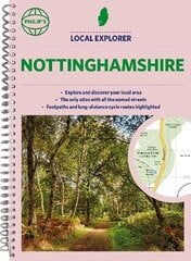 Philip's Local Explorer Street Atlas Nottinghamshire cena un informācija | Ceļojumu apraksti, ceļveži | 220.lv