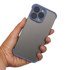 TPU mini bamperiai su kameros apsauga  iPhone 12 Pro Max 6,7 mėlyna цена и информация | Чехлы для телефонов | 220.lv