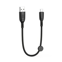 XO laidas NB247 USB - mikro USB 0,25 m 6A juodas цена и информация | Кабели для телефонов | 220.lv