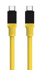 Tactical Fat Man Cable USB-C|USB-C 1m Yellow цена и информация | Кабели и провода | 220.lv