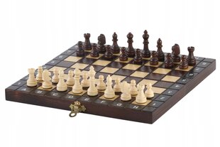Šaha, dambretes un bekgemona komplekts Sunrise Chess & Games, 28 x 28cm cena un informācija | Galda spēles | 220.lv
