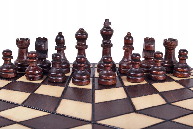Šahs 3 spēlētājiem Sunrise Chess & Games Family Fun, 32 x 28 cm cena un informācija | Galda spēles | 220.lv