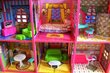 Leļļu namiņš LandToys, 108 cm, rozā цена и информация | Rotaļlietas meitenēm | 220.lv