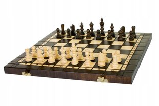 Šaha, dambretes un bekgemona komplekts Sunrise Chess & Games 3 in 1, 40 x 40 cm cena un informācija | Galda spēles | 220.lv