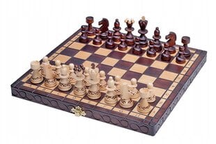 Koka šahs Sunrise Chess & Games Pearl Small, 29 x 29 cm cena un informācija | Galda spēles | 220.lv