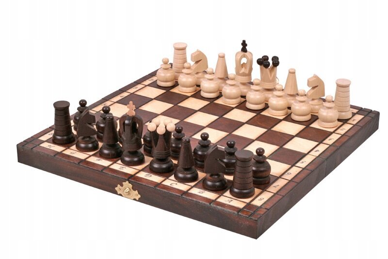 Koka šahs Sunrise Chess & Games Royal Mini, 27 x 27 cm cena un informācija | Galda spēles | 220.lv