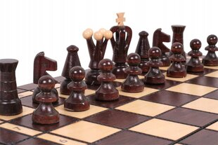 Šaha un dambretes komplekts Sunrise Chess & Games 2 in 1, 35 x 35 cm cena un informācija | Galda spēles | 220.lv