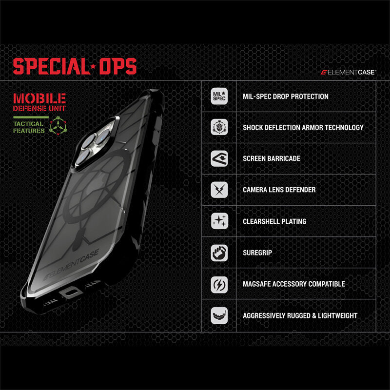 Element Case Special Ops X5 цена и информация | Telefonu vāciņi, maciņi | 220.lv