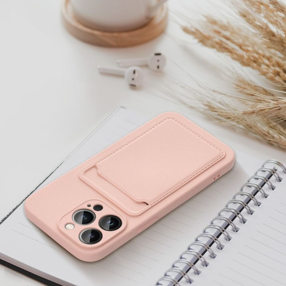 Forcell iPhone 14 Plus Card pink цена и информация | Telefonu vāciņi, maciņi | 220.lv