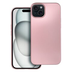Metallic Чехол для Iphone 15 Plus, розовый цена и информация | Чехлы для телефонов | 220.lv