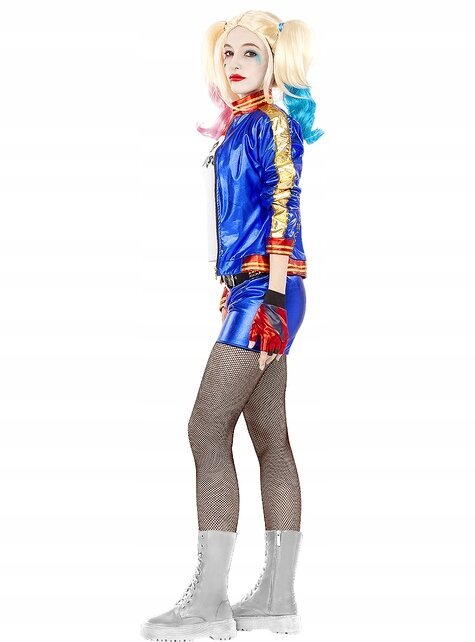 Harley Quinn kostīms, 4 daļas. цена и информация | Karnevāla kostīmi, maskas un parūkas | 220.lv