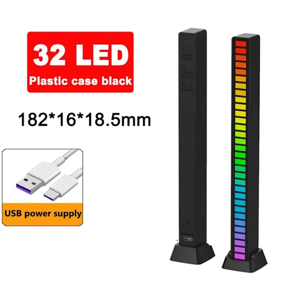 RGB Mdisco gaismeklis cena un informācija | Galda lampas | 220.lv