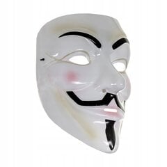 Anonīma Guy Fawkes maska, balta cena un informācija | Karnevāla tērpi, maskas | 220.lv