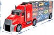 Liela rotaļu kravas automašīna ar 5 automašīnām un helikopteru cena un informācija | Rotaļlietas zēniem | 220.lv