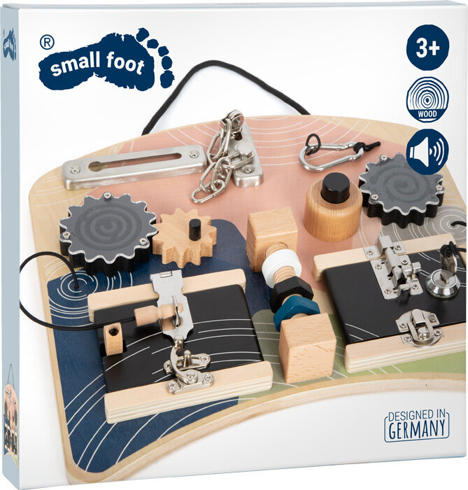 Slēdzenes un rokturi aktivitāšu tāfele Small Foot цена и информация | Attīstošās rotaļlietas | 220.lv
