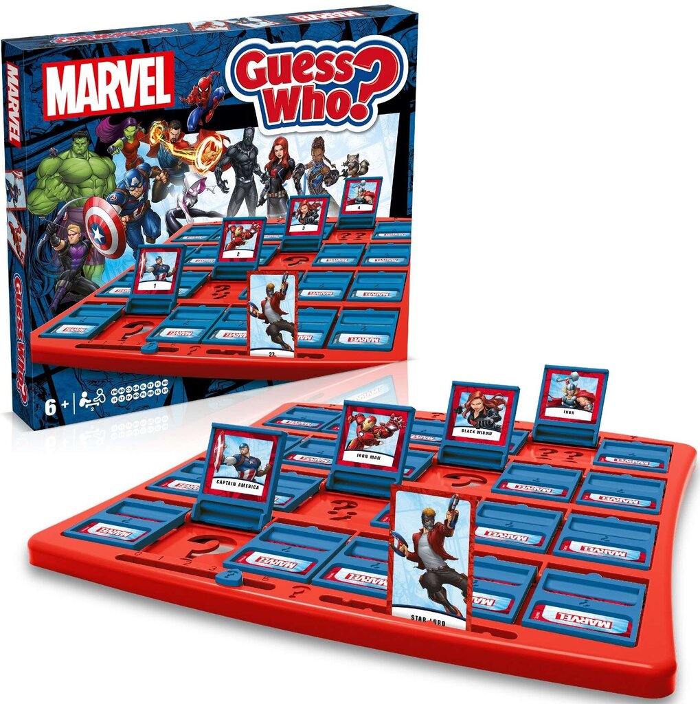 Spēle Guess Who Marvel Avengers, ENG цена и информация | Galda spēles | 220.lv