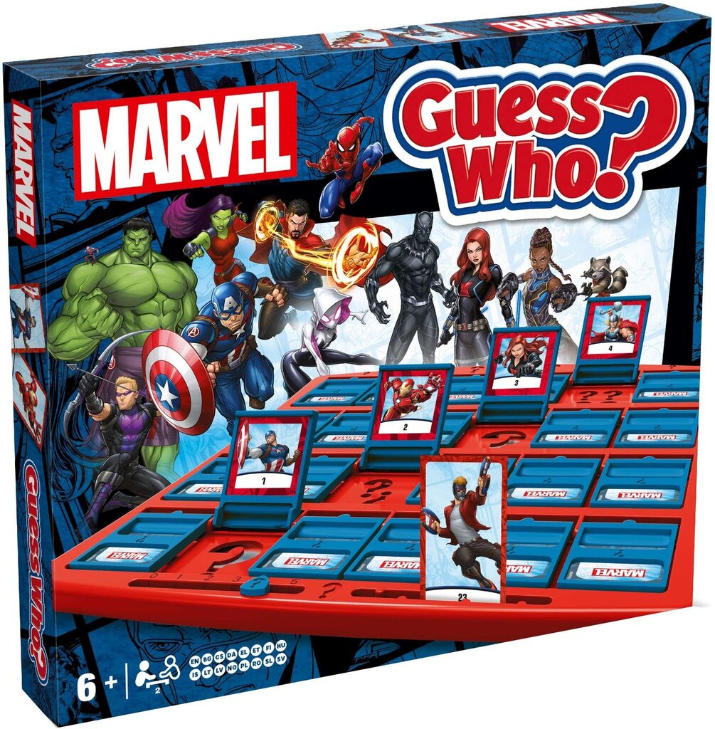 Spēle Guess Who Marvel Avengers, ENG цена и информация | Galda spēles | 220.lv