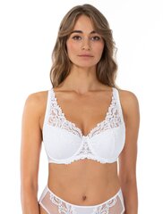 Кrūšturis ar polsterētiem kausiņiem sievietēm Lauma Lingerie Lace Love, balts цена и информация | Бюстгальтеры | 220.lv