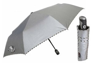 Женский автоматический зонт, Parasol, серебристый металлик цена и информация | Женские зонты | 220.lv