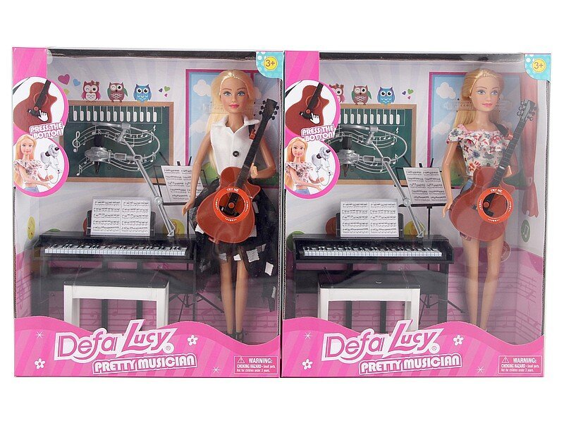 Lelle ar mūzikas instrumentiem Defa Lucy cena un informācija | Rotaļlietas meitenēm | 220.lv